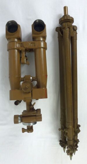 World War II Japanese Type 93 8x6.2° Trench Binocular Battery Commander's Telescope