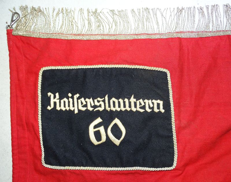 German WWII NSBO Kaiserslautern 60 Unit Flag - Image 4