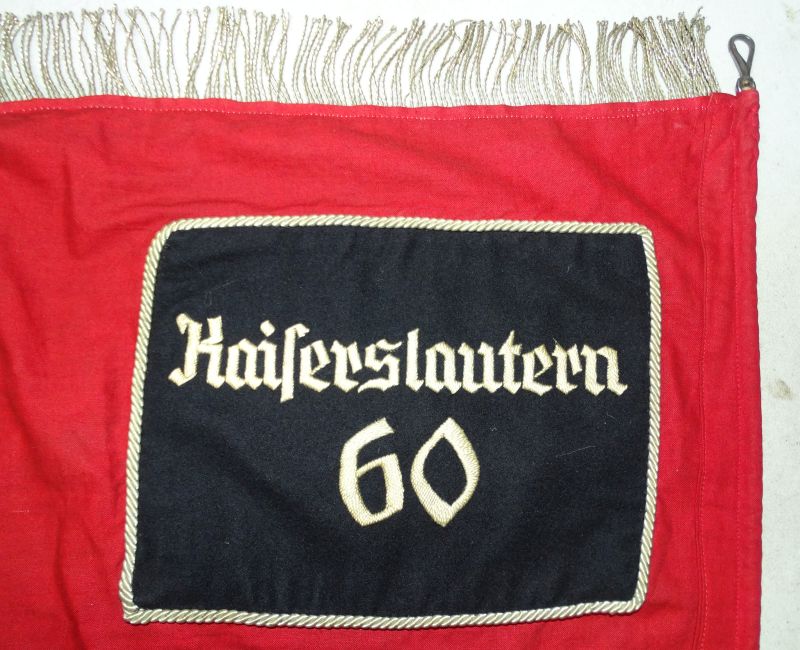 German WWII NSBO Kaiserslautern 60 Unit Flag - Image 3