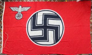 Large Third Reich State Service Flag 79 X 134 inches
