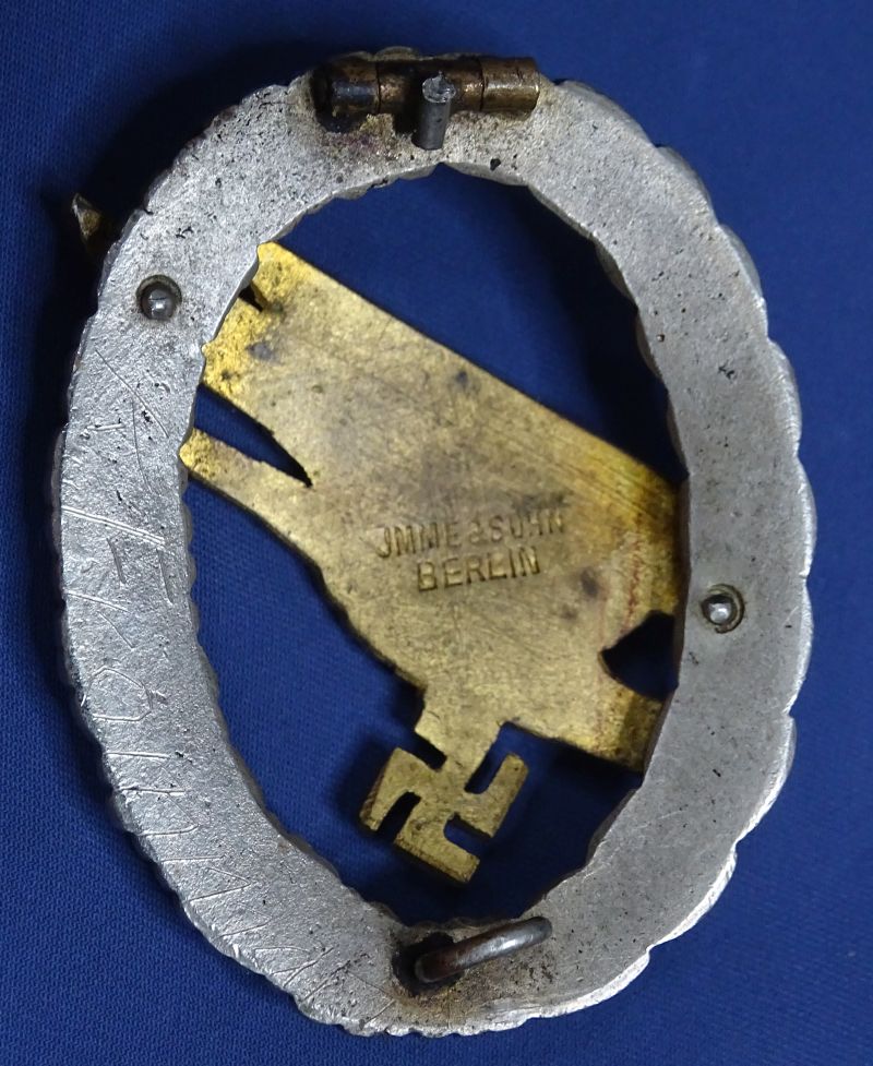 Named Early Paratrooper Badge By Jmme & Sohn - Image 3