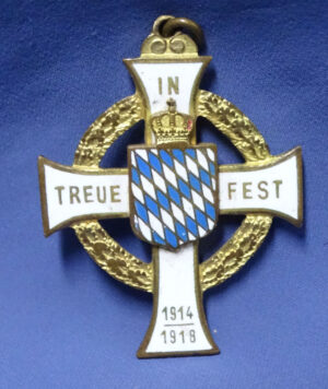 WWI Bavarian War Commemorative Cross 1914-1918