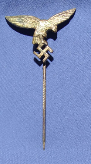 WWII German Luftwaffe Droop Tail Eagle Stickpin