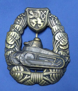 Pre WWII Czechoslovakian Tank Crew Badge