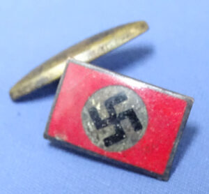 WWII German NSDAP Party Flag Cuff Link