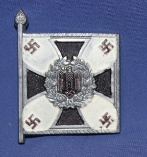 WWII German Infantry Standard Flag Plastic Tinnie