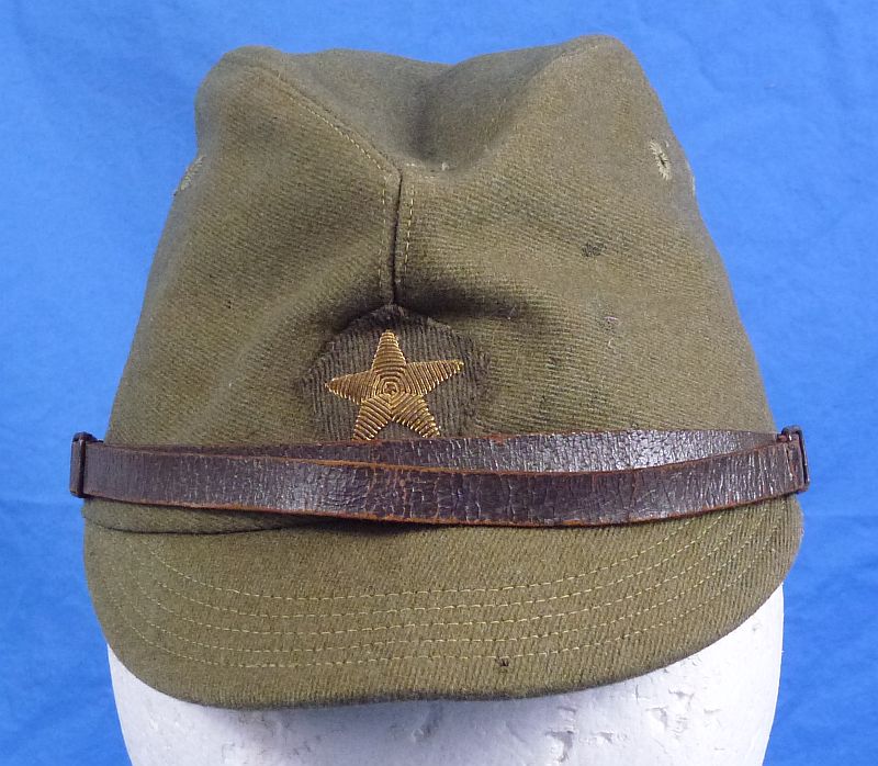 WWII Japanese Army Officer Field Cap - Image 2