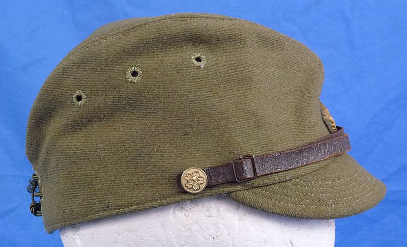 WWII Japanese Army Officer Field Cap - Image 3