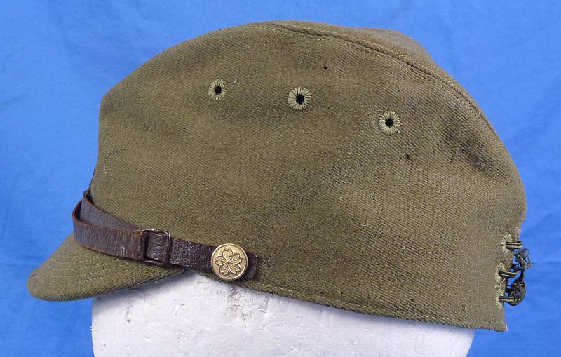 WWII Japanese Army Officer Field Cap - Image 5