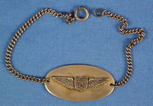 WWI Army Air Service Sterling Bracelet