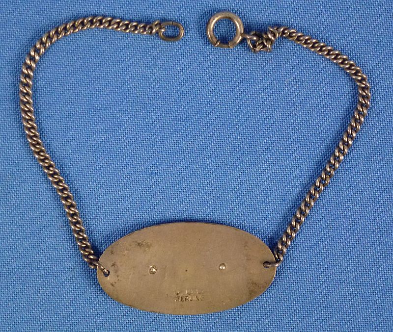 WWI Army Air Service Sterling Bracelet - Image 2