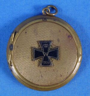 WWI German Patriotic Iron Cross Locket
