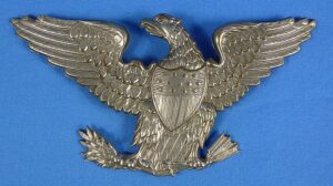 Large 1880's Militia Helmet Plate