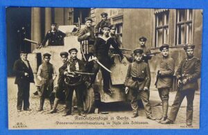 A Circa 1919 Weimar Postcard Depicts Revolutionary Soldiers in Berlin