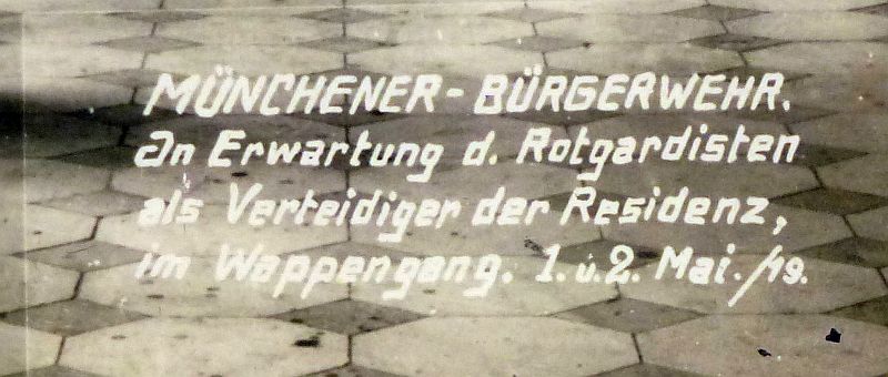 Circa 1919 Postcard Depicting the Munich Citizen Guard Opposing the Bavarian Soviet Republic - Image 2