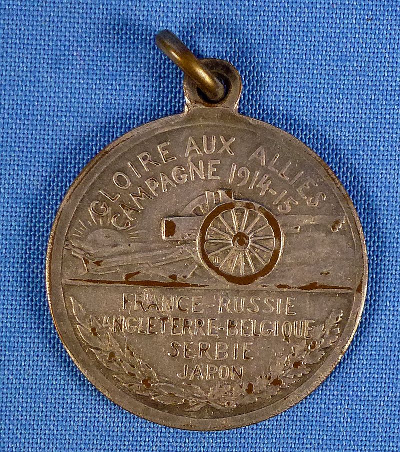 WWI French Fundraising Medal with Marshal Joffre - Image 2