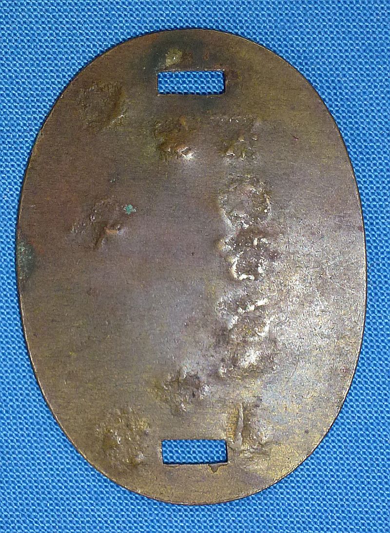 WWII Japanese Soldier's Identification Disk - Image 2