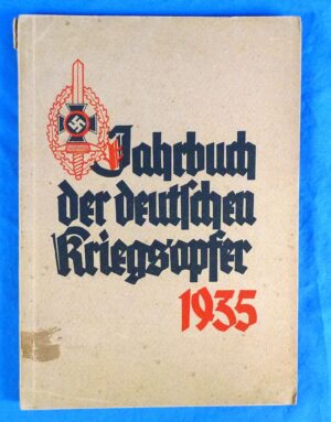 1935 NSKOV Jahrbuch der Deutschen Frontsoldaten und Kriegsopfer Annual Booklet