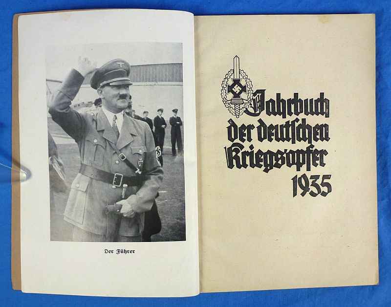 1935 NSKOV Jahrbuch der Deutschen Frontsoldaten und Kriegsopfer Annual Booklet - Image 2