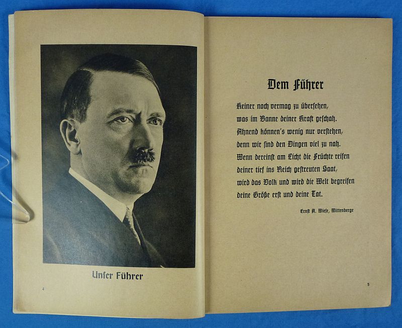 1938 NSKOV Jahrbuch der Deutschen Frontsoldaten und Kriegsopfer Annual Booklet - Image 3