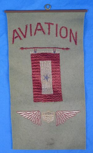 WWI Army Air Service Window Banner