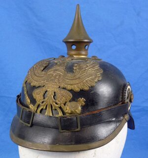 Imperial Prussian EM/NCO Brass Mounted Pickelhaube