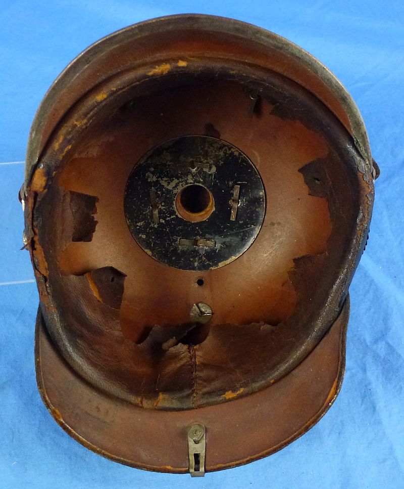 Imperial Prussian Artillery EM/NCO Pickelhaube Marked to Field Artillery Regiment 44 - Image 7