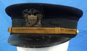 WWI U.S. Navy Officer Visor Cap