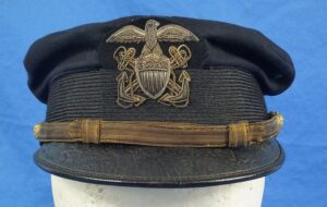 WWI U.S. Navy Officer Visor Cap