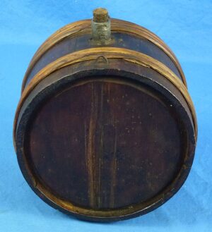 Revolutionary War Era Wooden Barrel Canteen