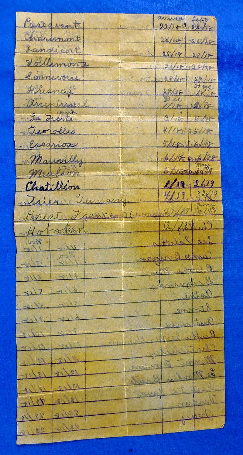 Named WWI 6th Division Victory Medal, Insignia and Documents Group - Image 11