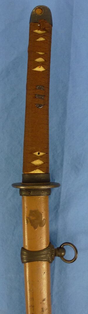 Signed 1945 Dated Shin Gunto Japanese Army Officer Sword
