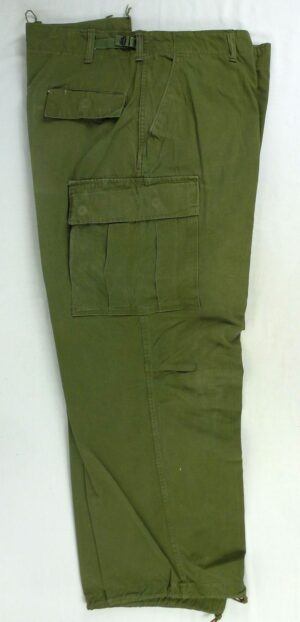 Vietnam War Tropical Rip-Stop Combat Trousers Dated 1969