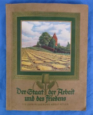 1934 Cigarette Card Album: "The State of Labor and Peace: One Year of the Adolf Hitler Government"