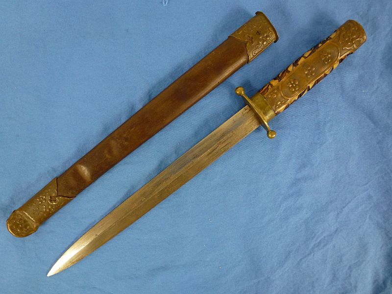 WWII Nationalist Chinese Army Officer Dagger - Image 3