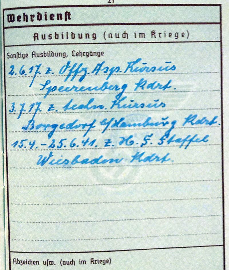 WWII German Replacement Wehrpass of an Army Medical Doctor - Image 8