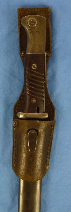 1943 Dated German K98 Combat Bayonet by Josua Corts with Frog