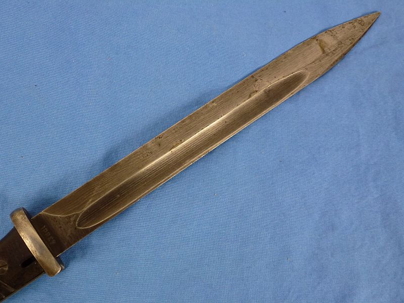 1943 Dated German K98 Combat Bayonet by Josua Corts with Frog - Image 5