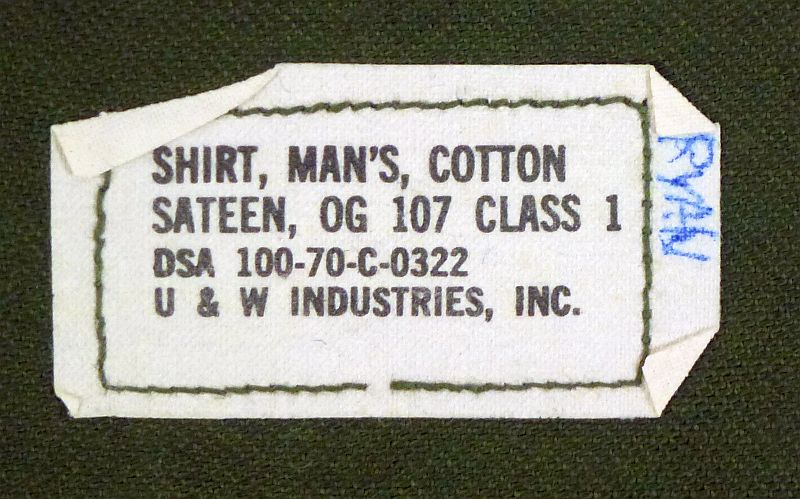 The Fatigue Uniform Shirt of U.S. Air Force General John Ryan - Image 7