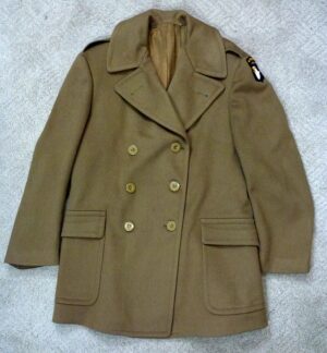 WWII Model 1926 101st Airborne Division Officer's Doeskin Wool Overcoat