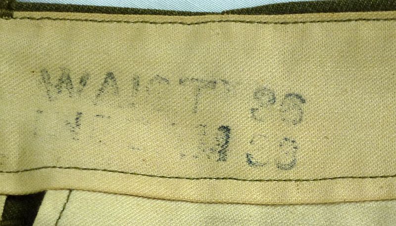 WWII U.S. Army EM/NCO Trousers Size 38 x 33 - Image 4