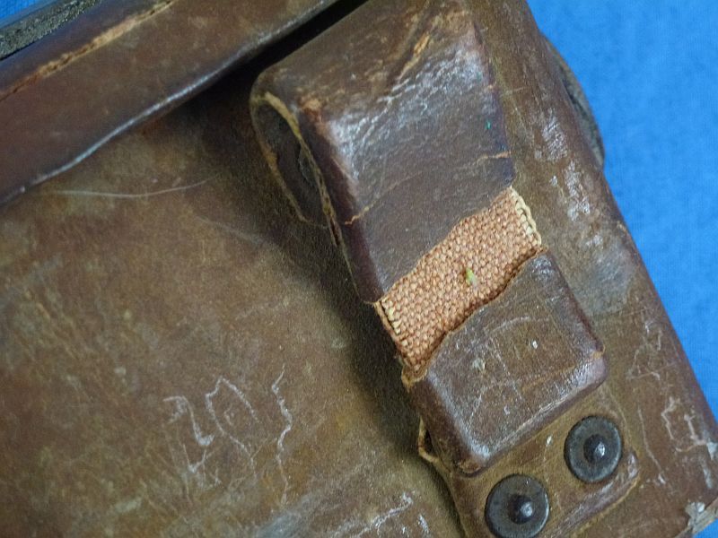 1943 Dated Japanese Rubberized Canvas Ammunition Pouch - Image 2