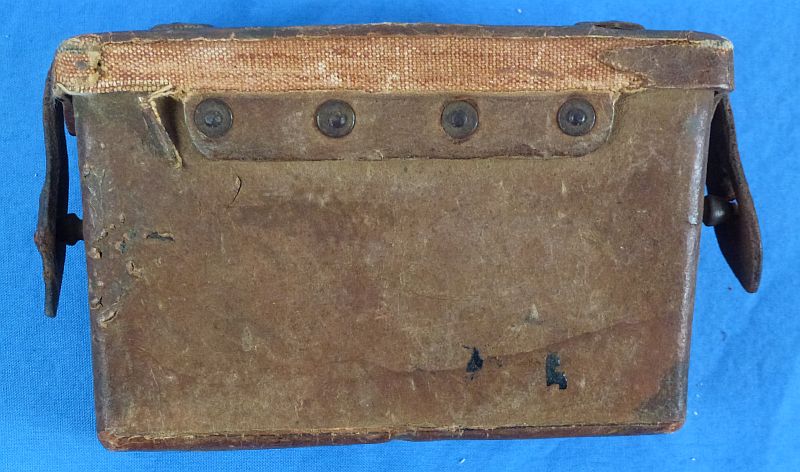 1943 Dated Japanese Rubberized Canvas Ammunition Pouch - Image 3