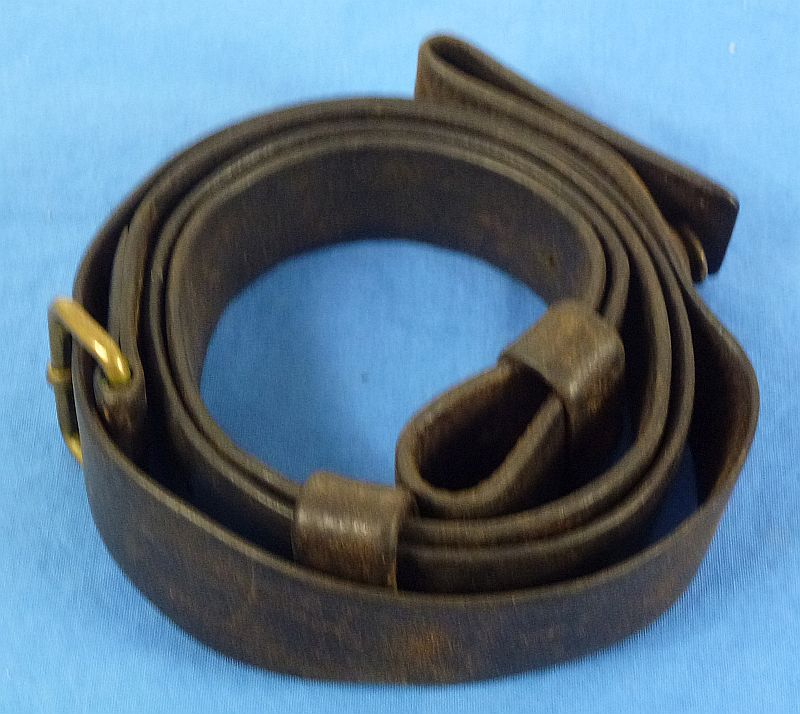 WWII Japanese Army Type 99 Leather Rifle Sling - Image 2