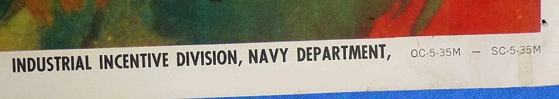 WWII Production Poster with a U.S. Marine Quote - Image 2