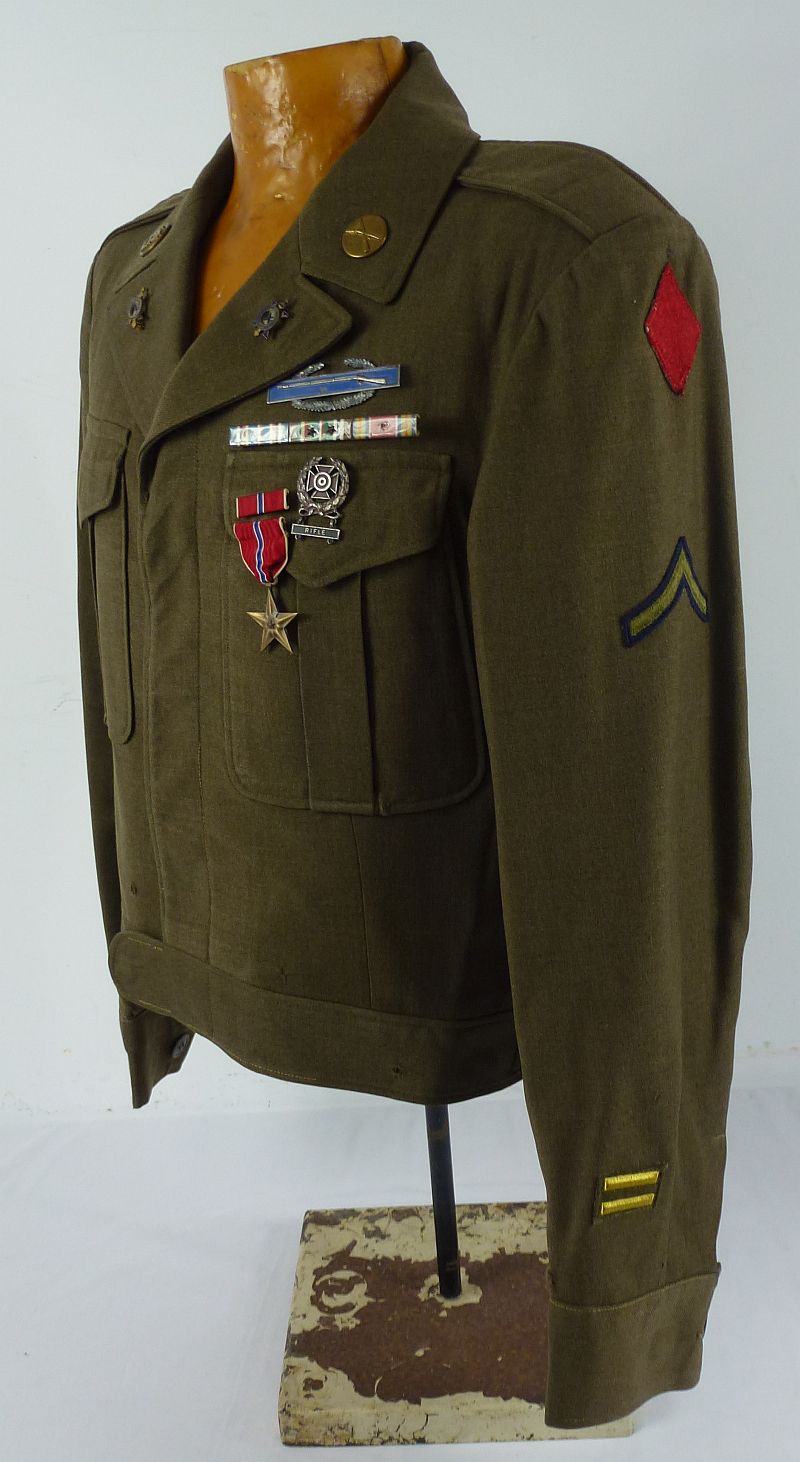 WWII 5th Infantry Division Private's Ike Jacket - Image 5