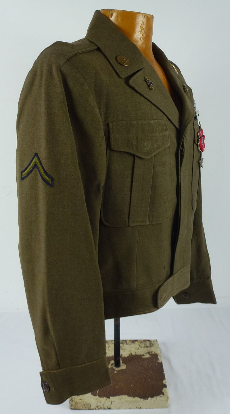 WWII 5th Infantry Division Private's Ike Jacket - Image 7