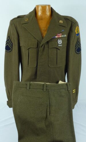 WWII 103rd Infantry Division Staff Sergeant Uniform - CIB