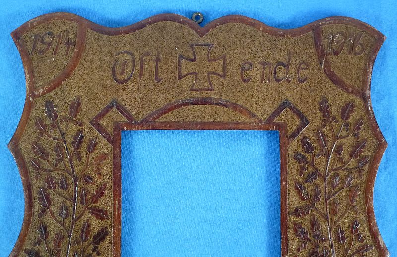 WWI German Carved Patriotic Frame - Image 2