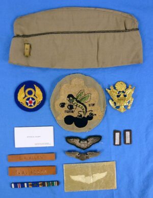 Named WWII 8th Air Force B-17 Pilot's Insignia Group